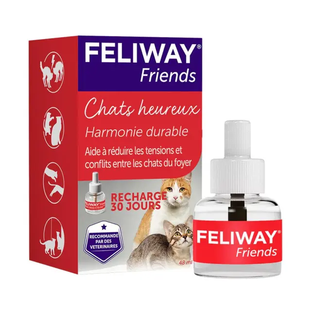 Recharge Feliway Friends 30 jours – apaisement multi-chats