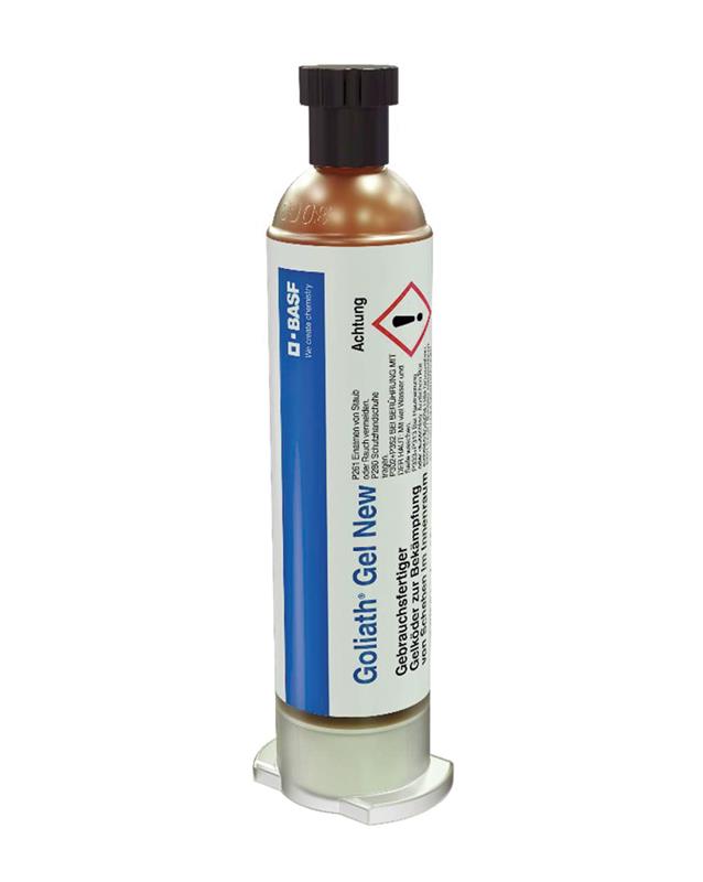 Tube de 35g de Goliath Gel New de BASF, solution professionnelle ultra-puissante contre les blattes et cafards.