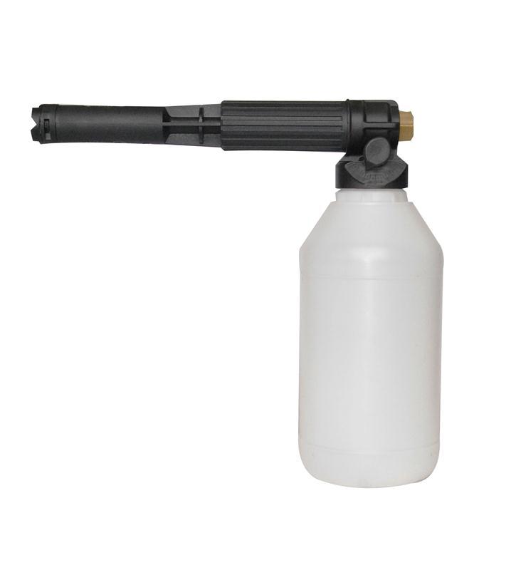 Canon à mousse professionnel haute pression de 2L avec lance réglable et bidon haute densité pour désinfection.