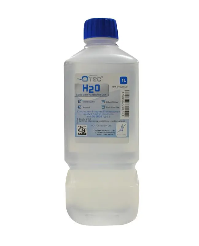 Eau stérile OTEC irrigation 10x1L – solution stérile pour lavage, rinçage et soins médicaux et vétérinaires