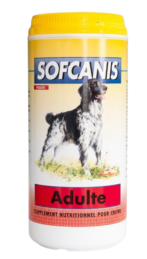 Sofcanis Canin Adulte 1 kg complément vitamines minéraux pour la vitalité et le pelage du chien adulte