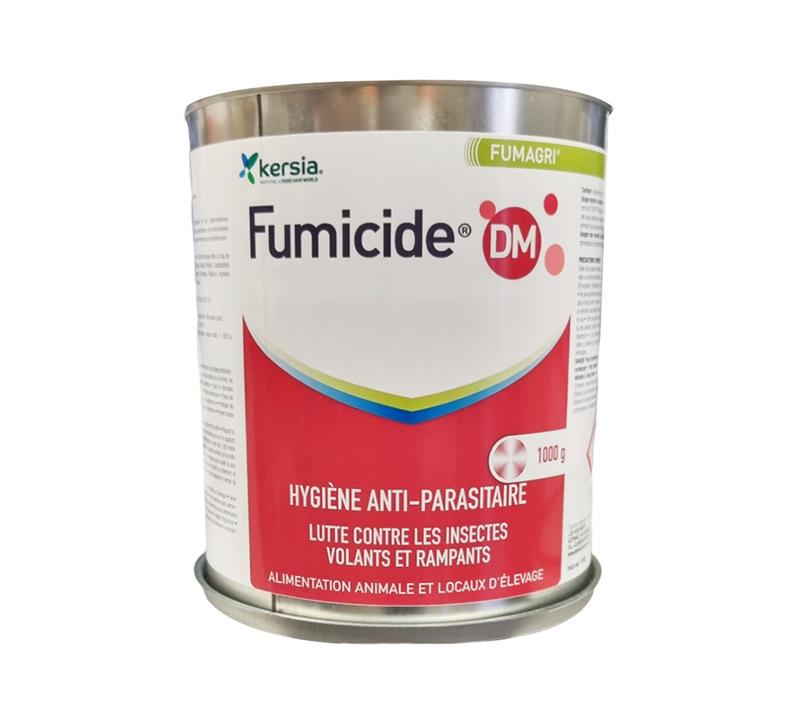 Fumigène insecticide Fumicide DM 1000g Kersia Fumagri anti-mouches et rampants.