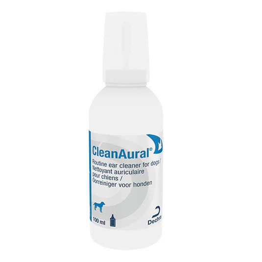 CleanAural Chien 100 ml – Nettoyant auriculaire vétérinaire doux