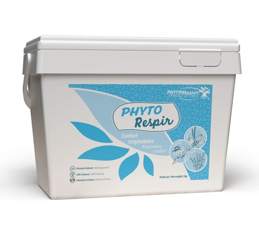 Seau de 1kg de plantes pour le confort respiratoire du cheval Phyto Master Phyto Respir.