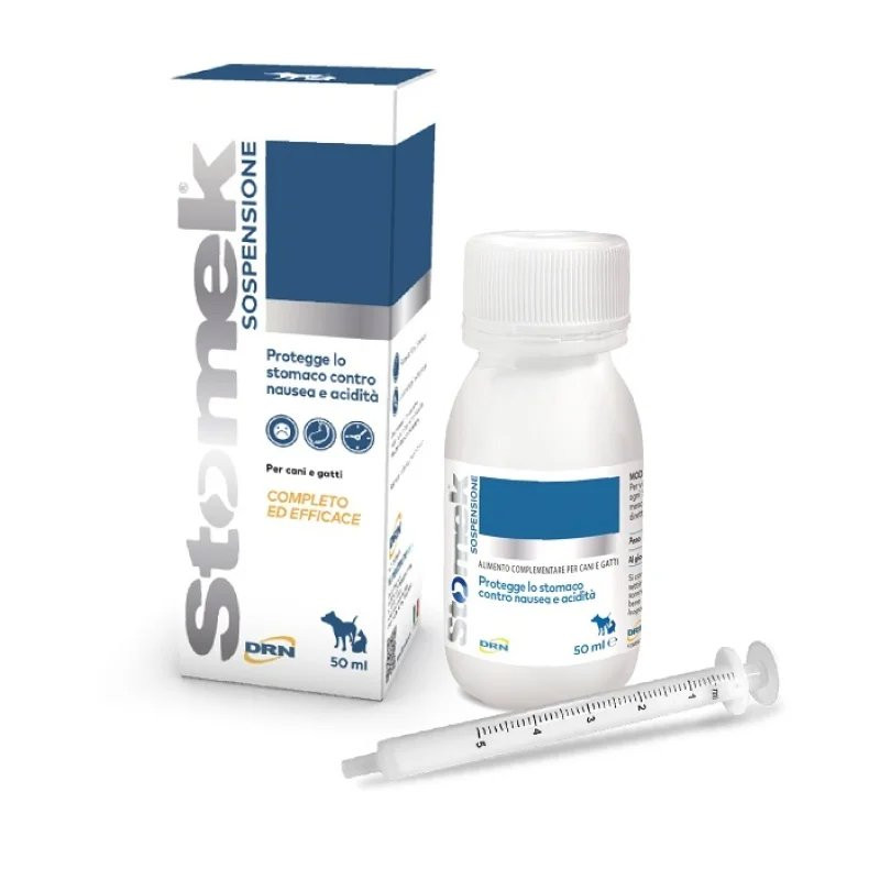 Stomek suspension DRN 50 ml – solution orale protectrice gastrique pour chien