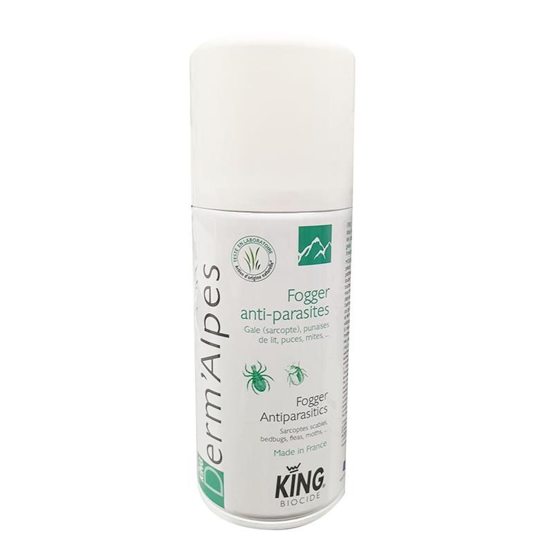 Fogger anti acariens et puces KING Derm’Alpes 150 ml