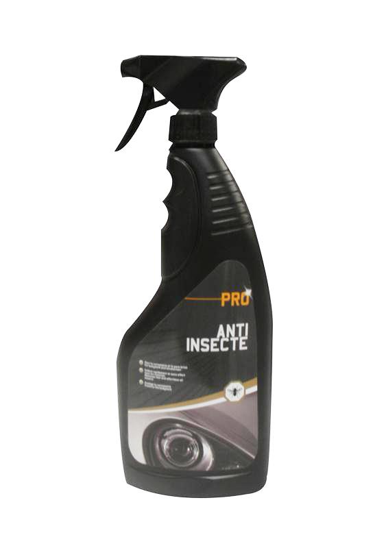 Spray 750ml PRO ANTI-INSECTE pour nettoyage carrosserie et pare-brise.